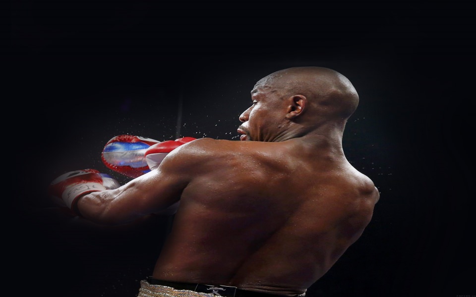 Download Action Fight Shot Floyd Mayweather wallpaper