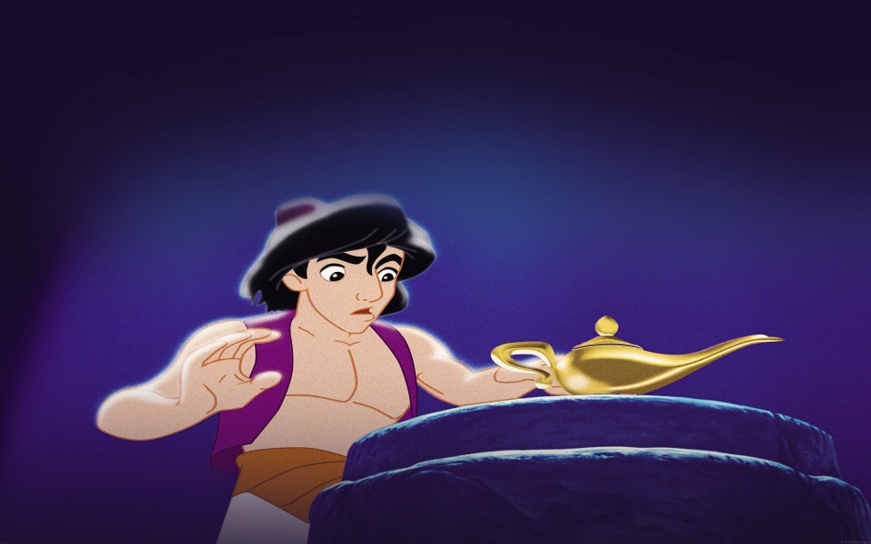 Download Aladdin Lamp wallpaper