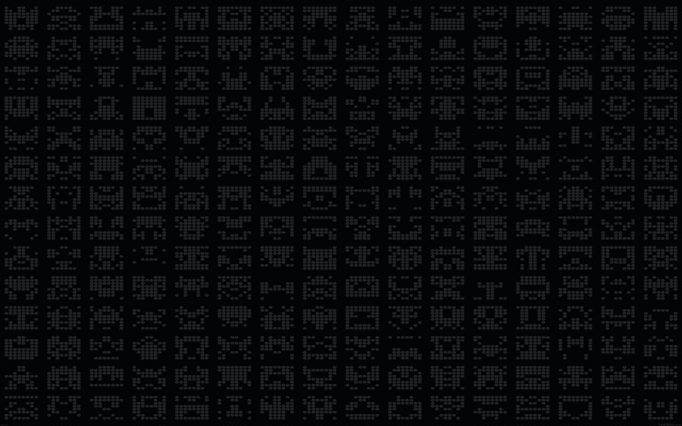 Download Alien Pixels wallpaper