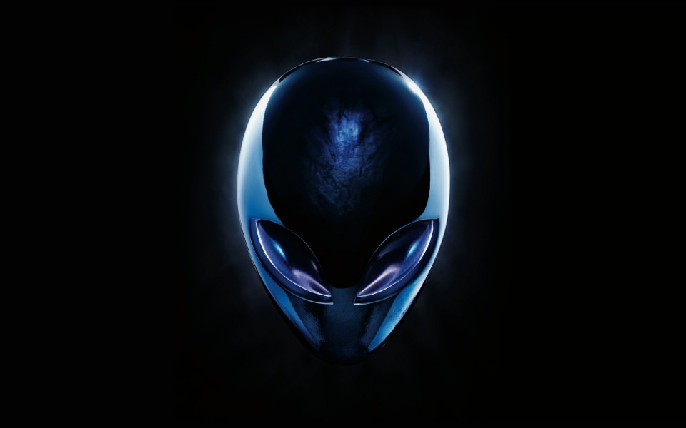 Download Alienware Blue Logo wallpaper