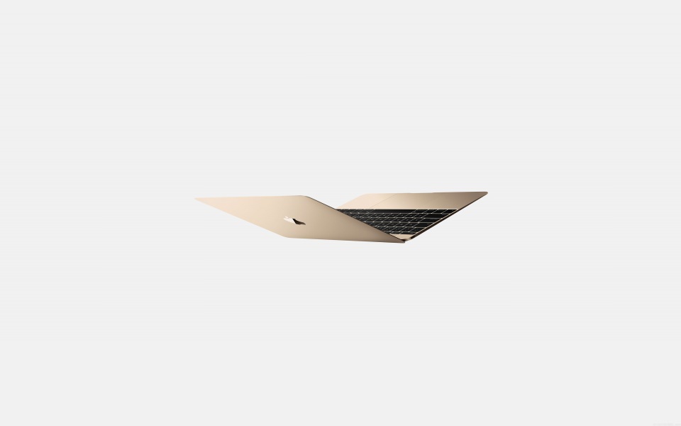 Download Apple Macbook Gold wallpaper