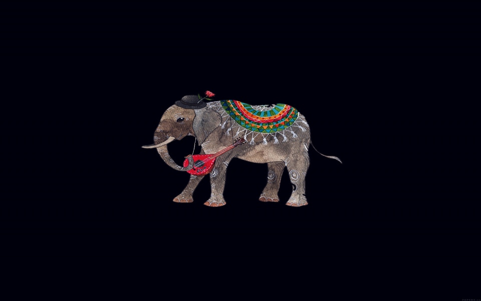 Download Artistic Indian Elephant wallpaper