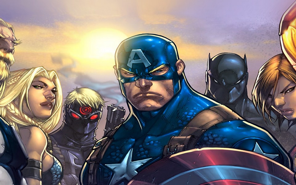 Download Avengers Comic Illustration wallpaper