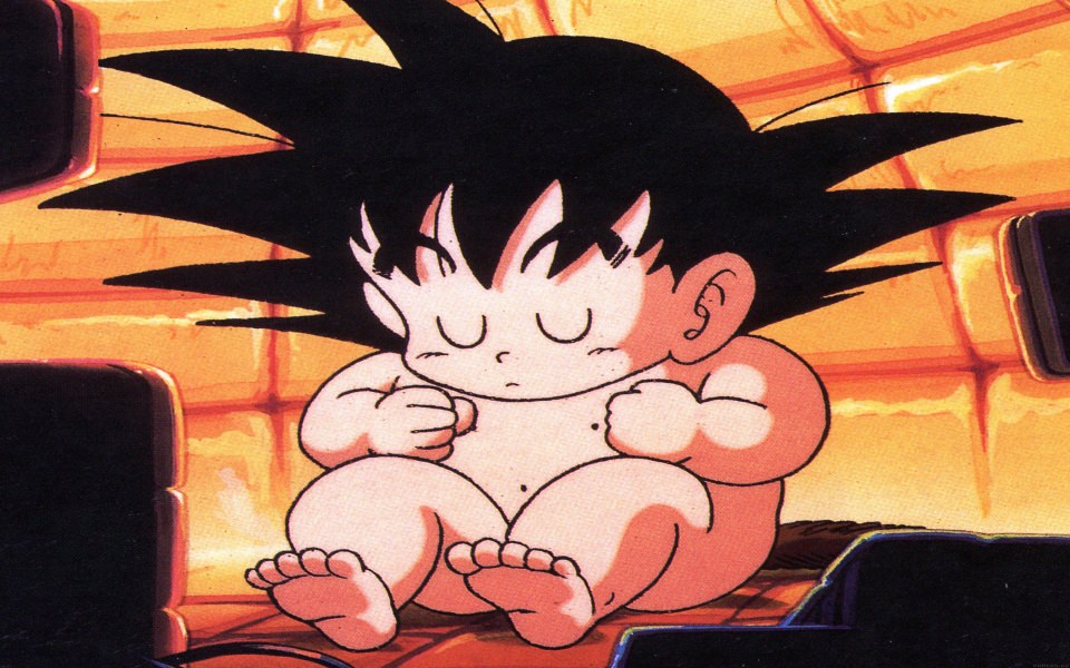 Download Baby Goku Illustration wallpaper