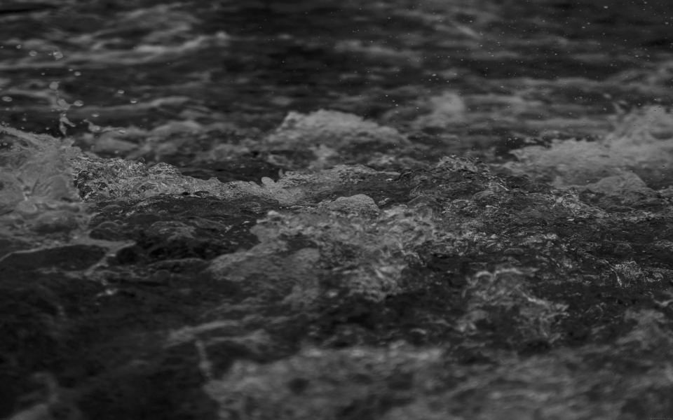 Download Black And White Ocean Angry wallpaper