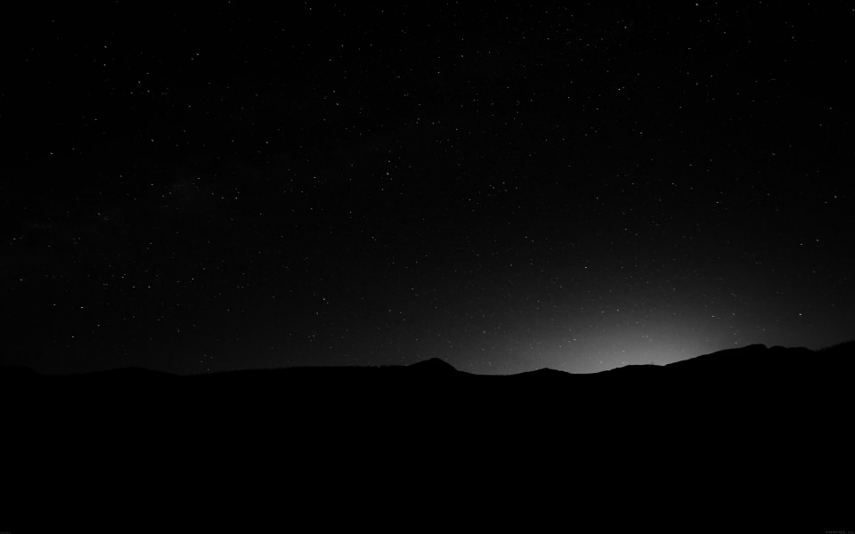 Download Black Night With Stars wallpaper
