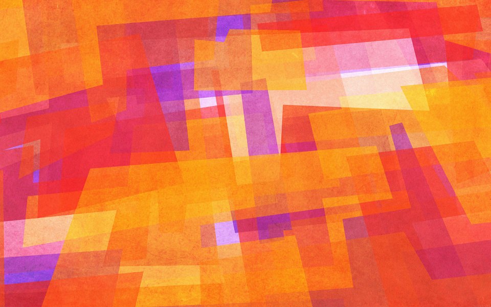 Download Blocky Artistic Orange Wallpaper wallpaper