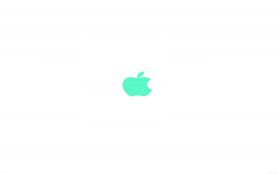 Download Blue Apple Logo Design wallpaper