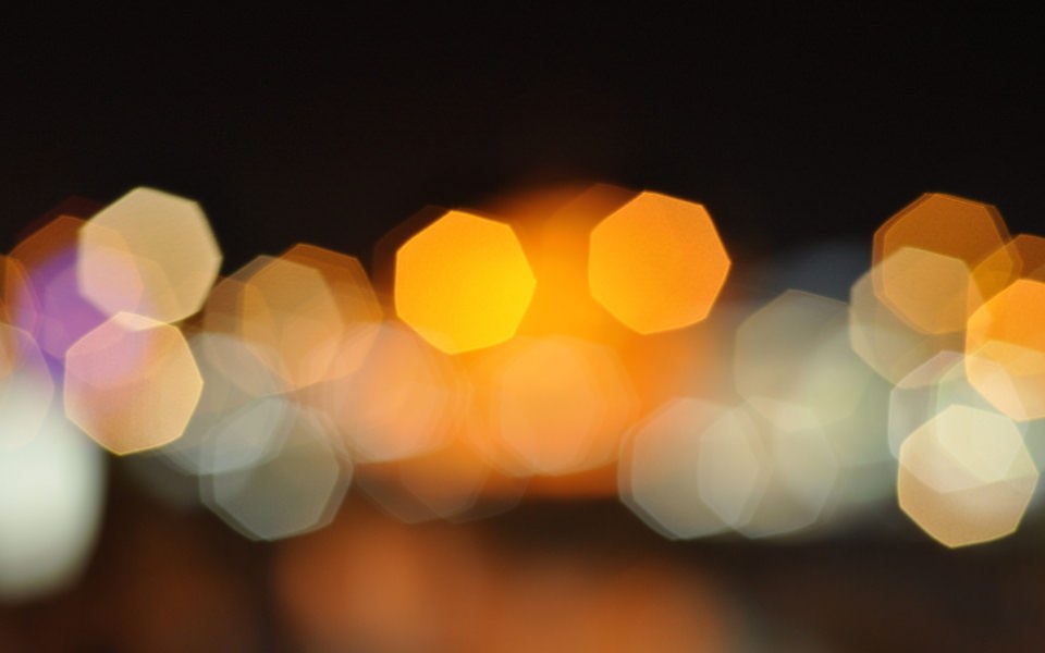Download Blurred Night Town Lights wallpaper