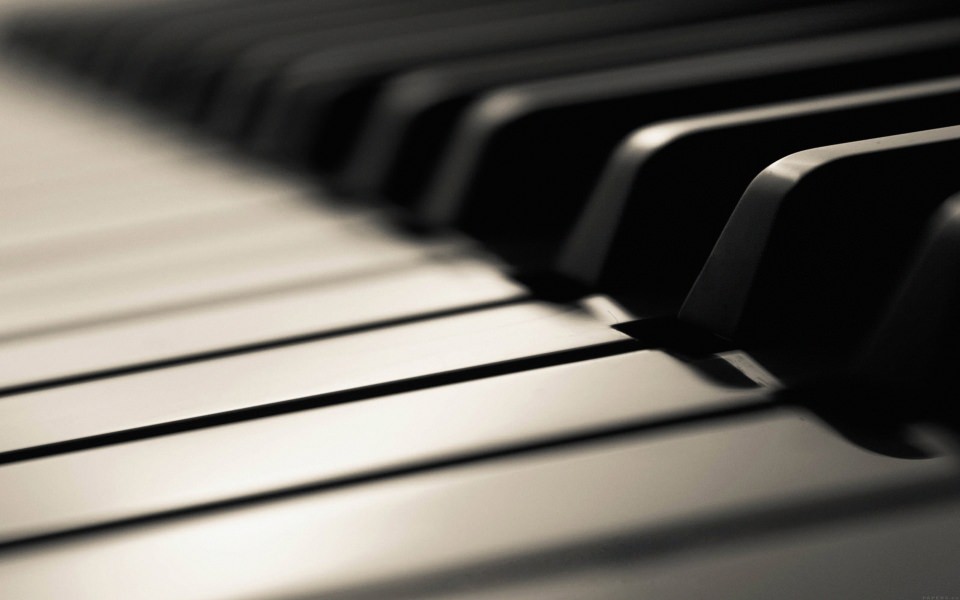 Download Bokeh Piano Keys wallpaper