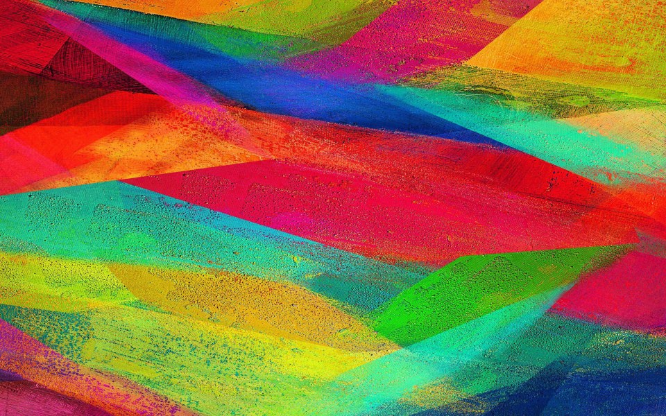 Download Bright Colourful Art Brush wallpaper