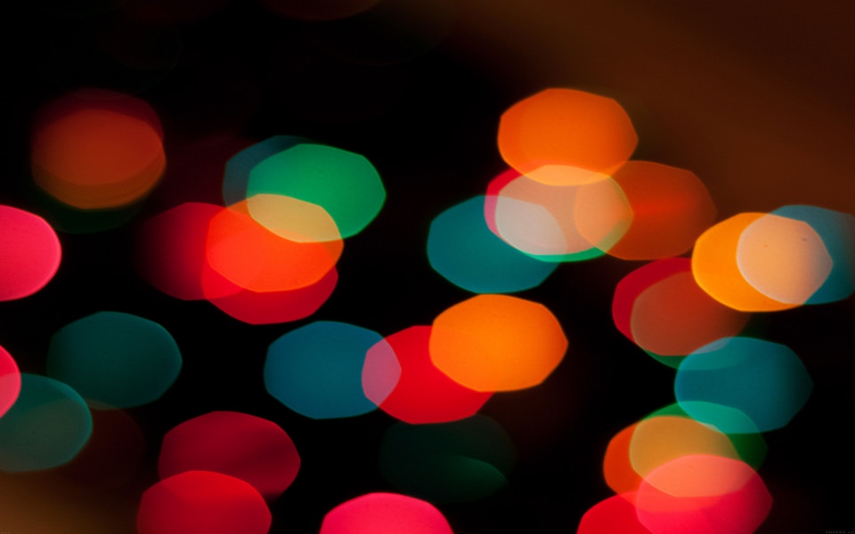 Download Bright Colourful Blurred Lights wallpaper