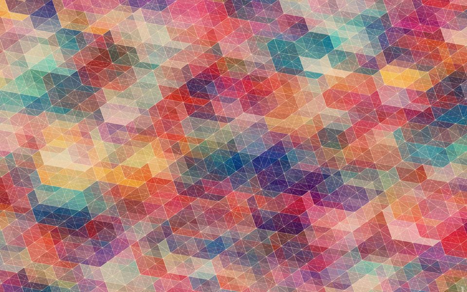 Download Bright Colourful Geometric Shape Patterns wallpaper