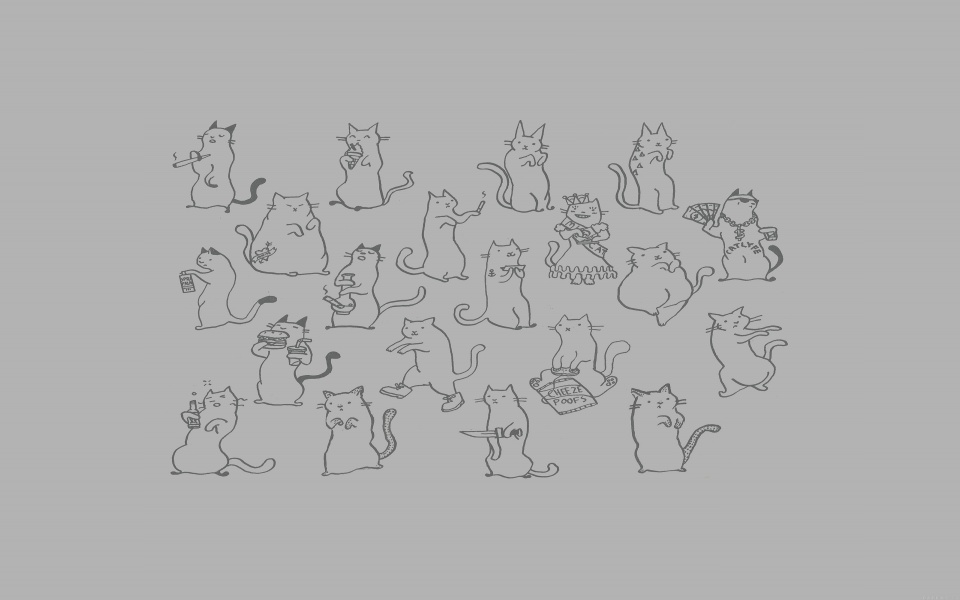 Download Cat Illustrations wallpaper