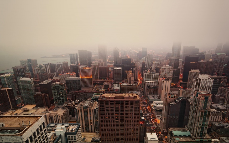 Download Chicago City Skyline wallpaper