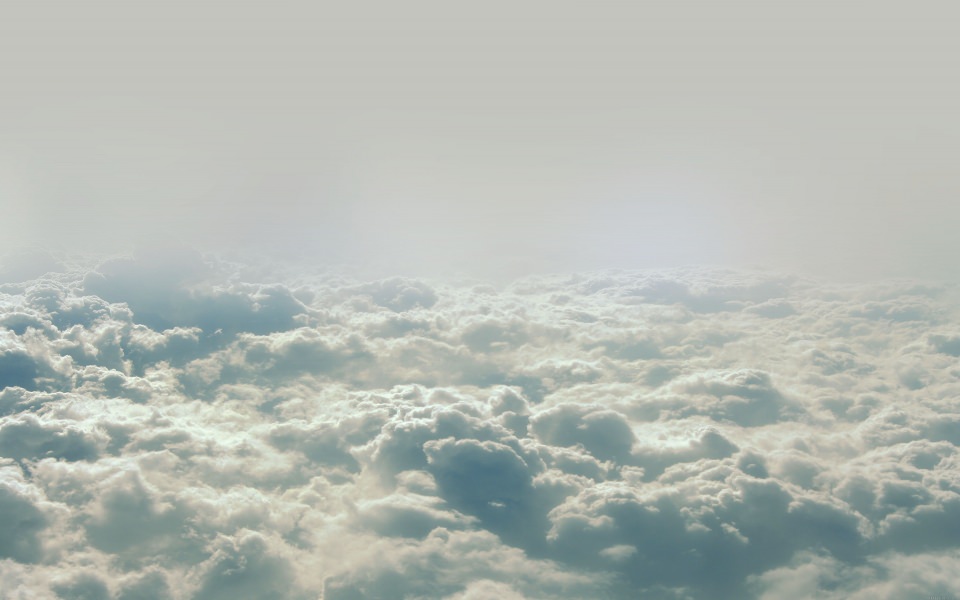 Download Cloud Tops On Grey Day wallpaper