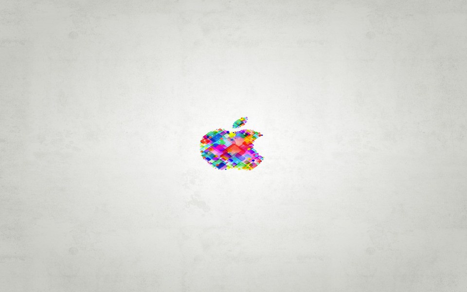 Download Colourful Apple Logo wallpaper