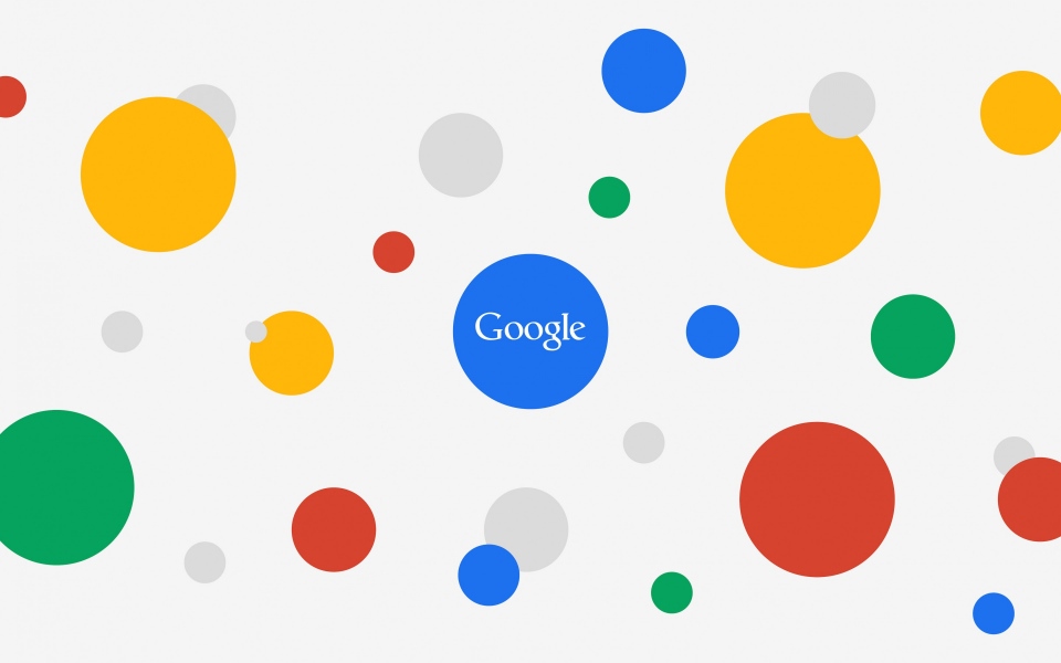 Download Colourful Google Circles wallpaper