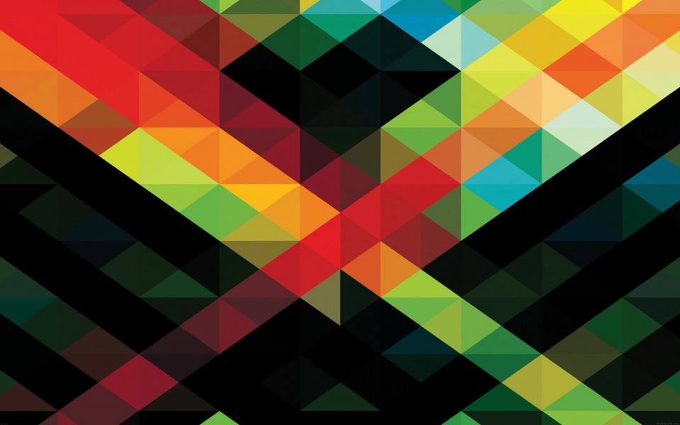 Download Colourful Triangle V Pattern wallpaper