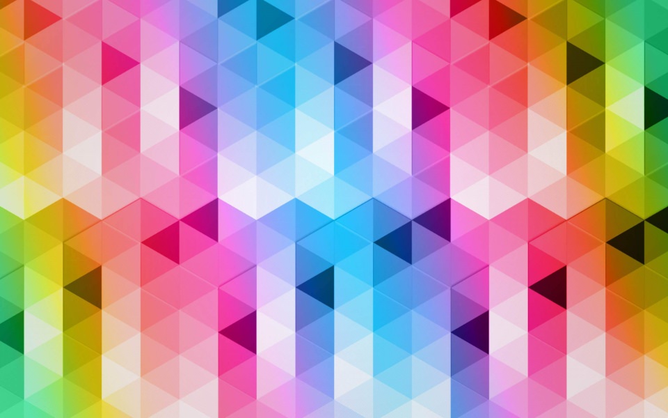 Download Colourful Triangular Pattern wallpaper