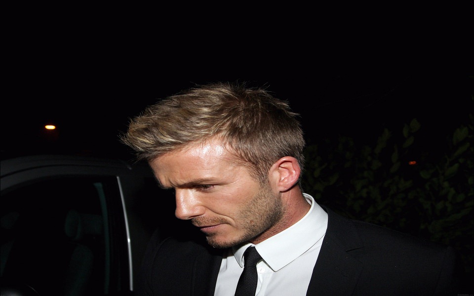 Download David Beckham Face wallpaper