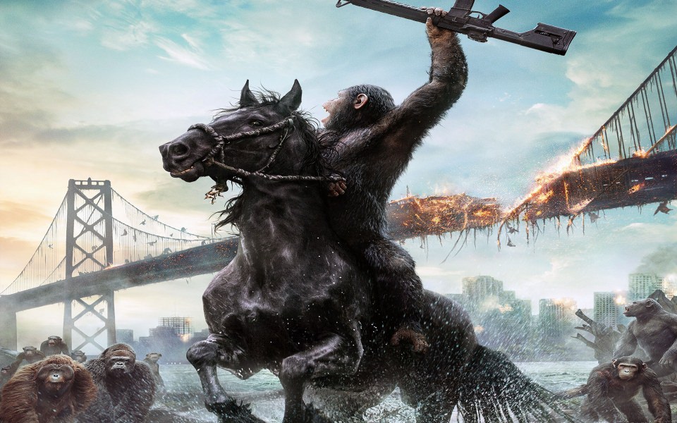 Download Dawn Of The Planet Of The Apes Film Poster wallpaper