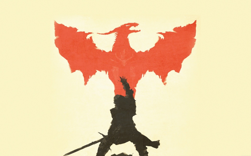Download Dragon Man Symbol Illustration wallpaper