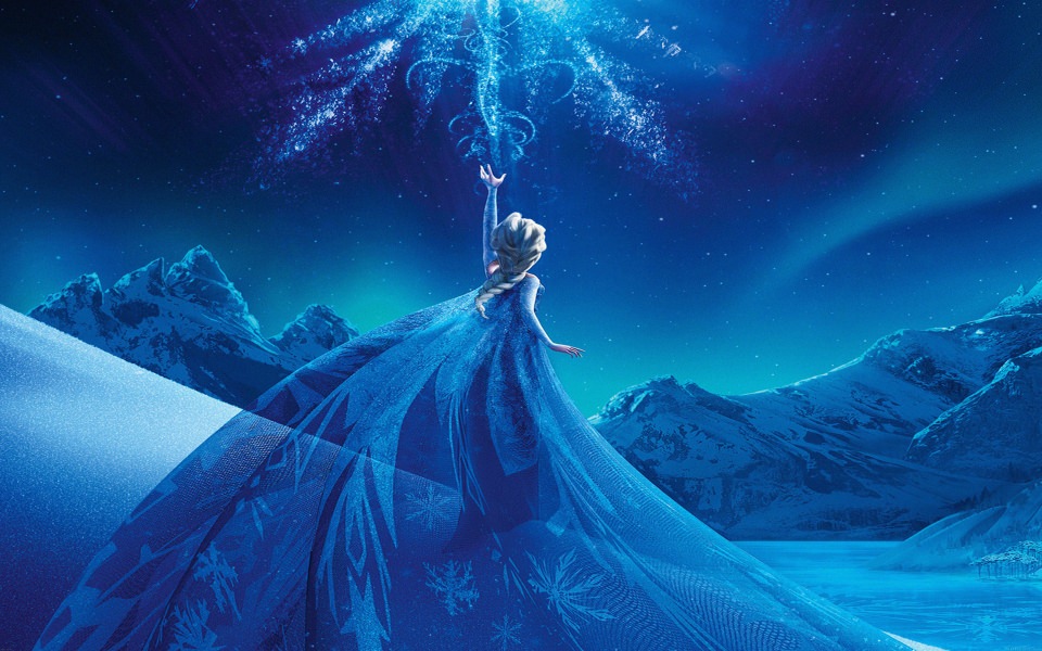 Download Elsa Frozen Magic wallpaper