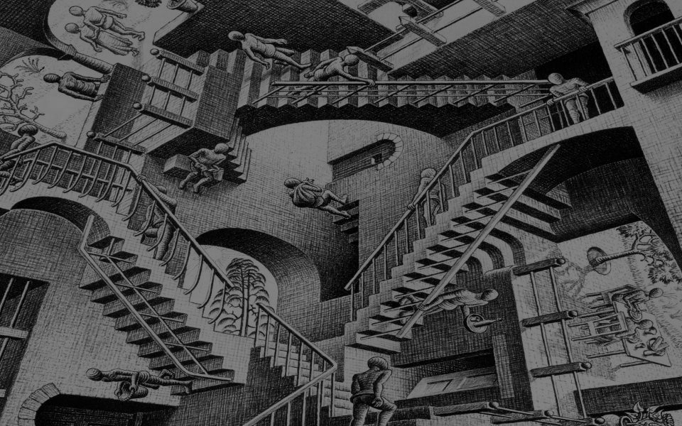 Download Escher Art Drawing wallpaper