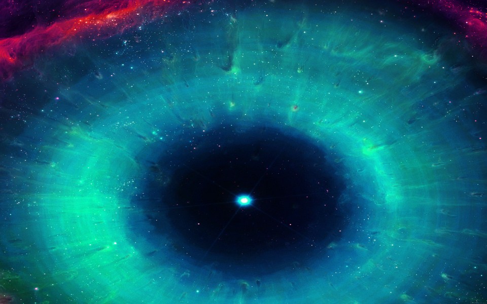 Download Eye Center Galaxy wallpaper