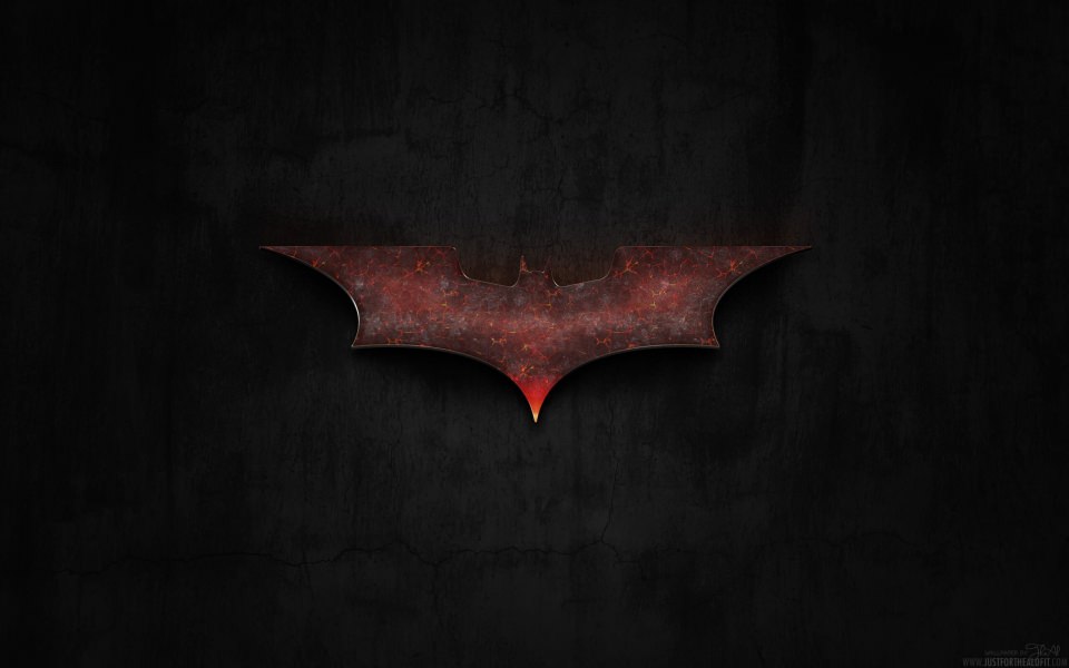Download Fire Batman Logo wallpaper