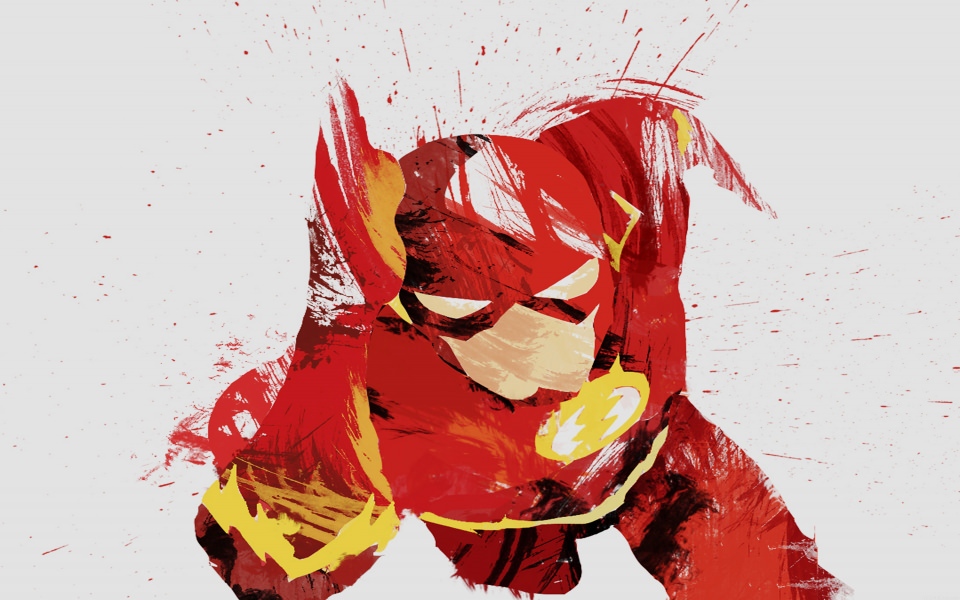 Download Flash Super Hero Art wallpaper