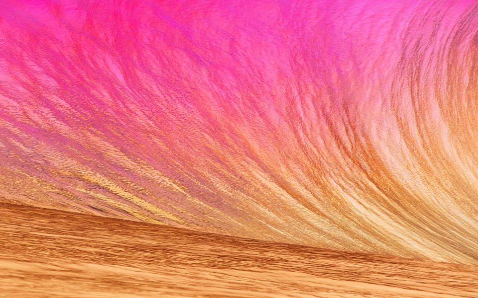 Download Gold An Pink Wave wallpaper