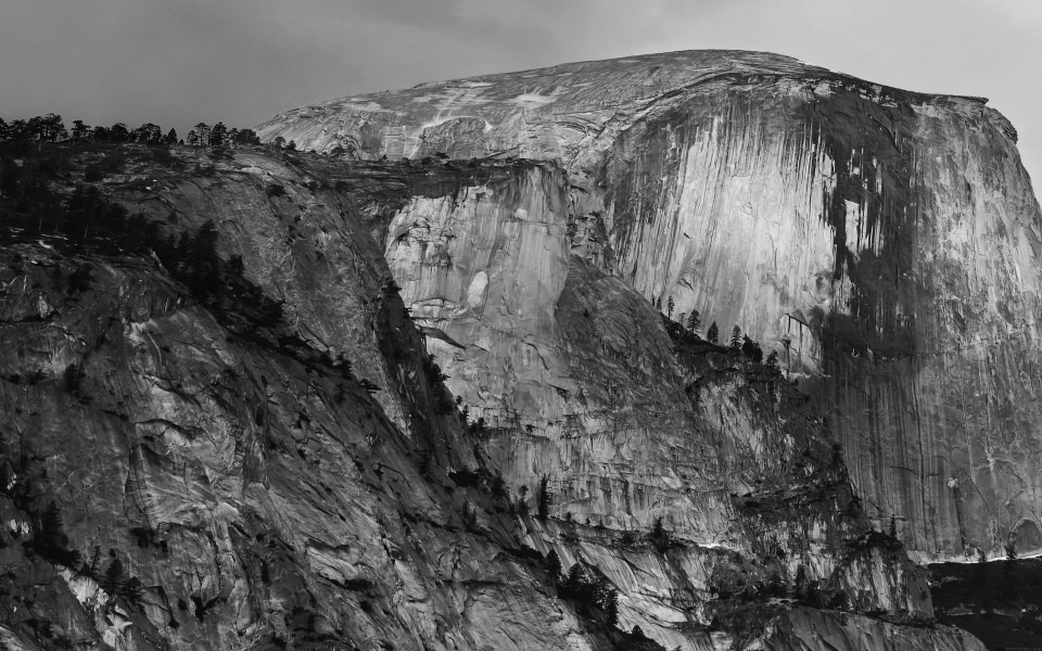 Download Grey Mountain Yosemite Wallpaper wallpaper