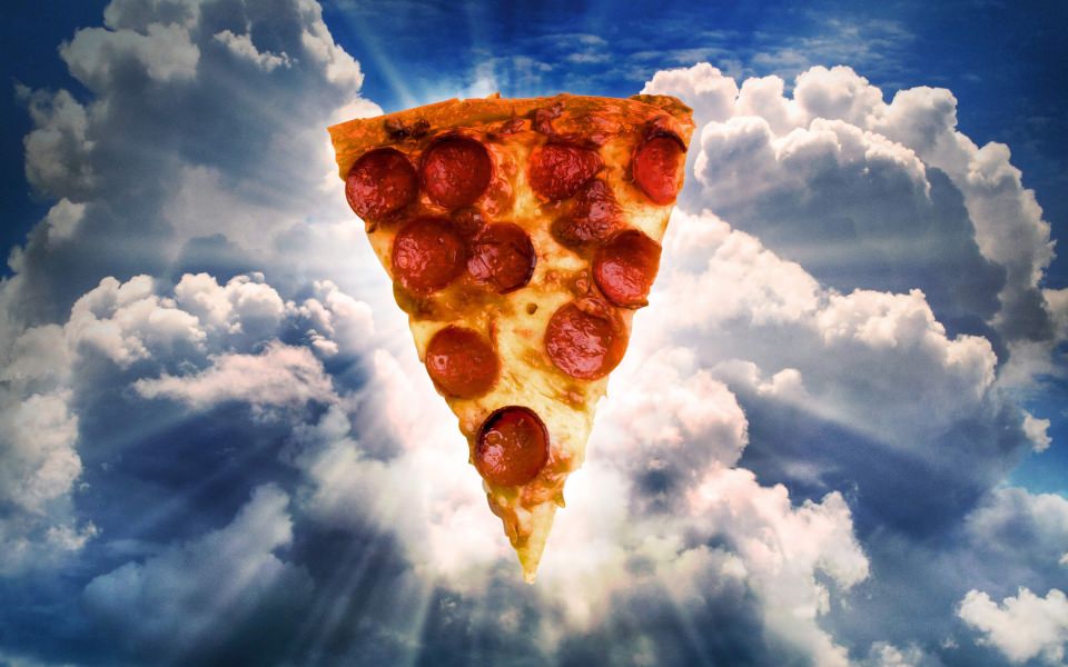 Download Holy Pizza wallpaper