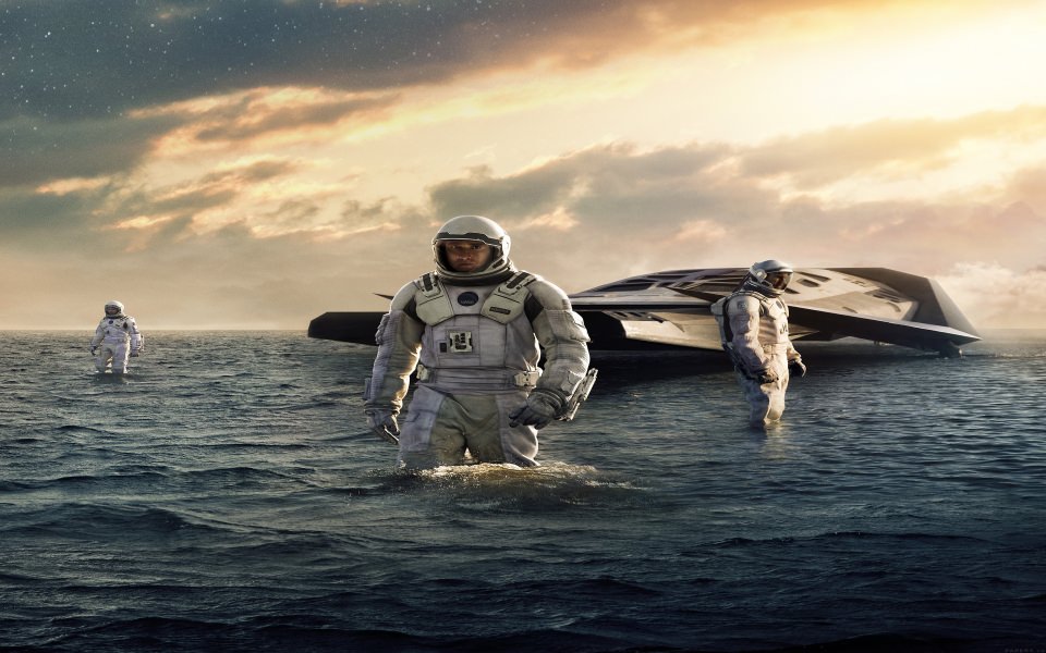 Download Interstellar Sea Scene wallpaper