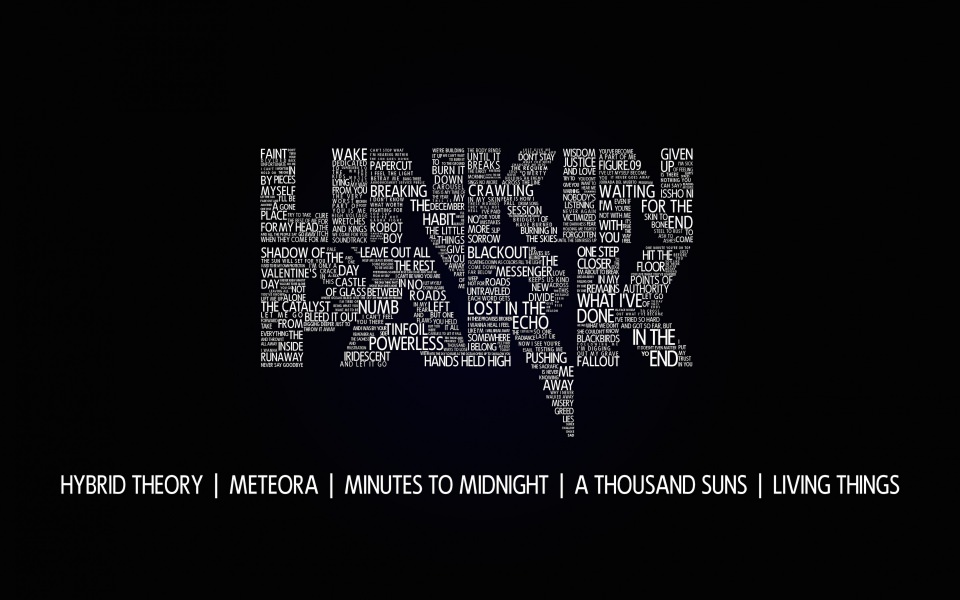 Download Linkin Park Typography wallpaper