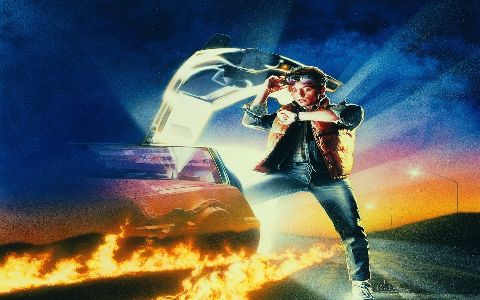 Download Marty McFly Back To The Future Poster wallpaper
