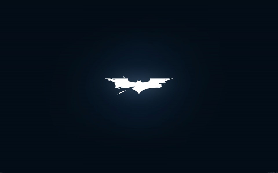 Download Minimal Batman Logo Light wallpaper