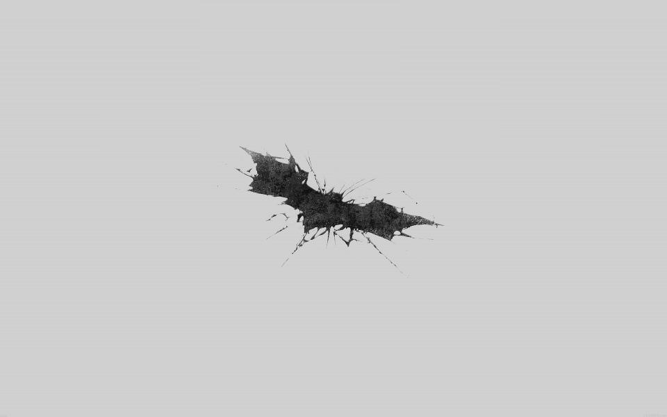 Download Minimal Batman Logo Splatter wallpaper