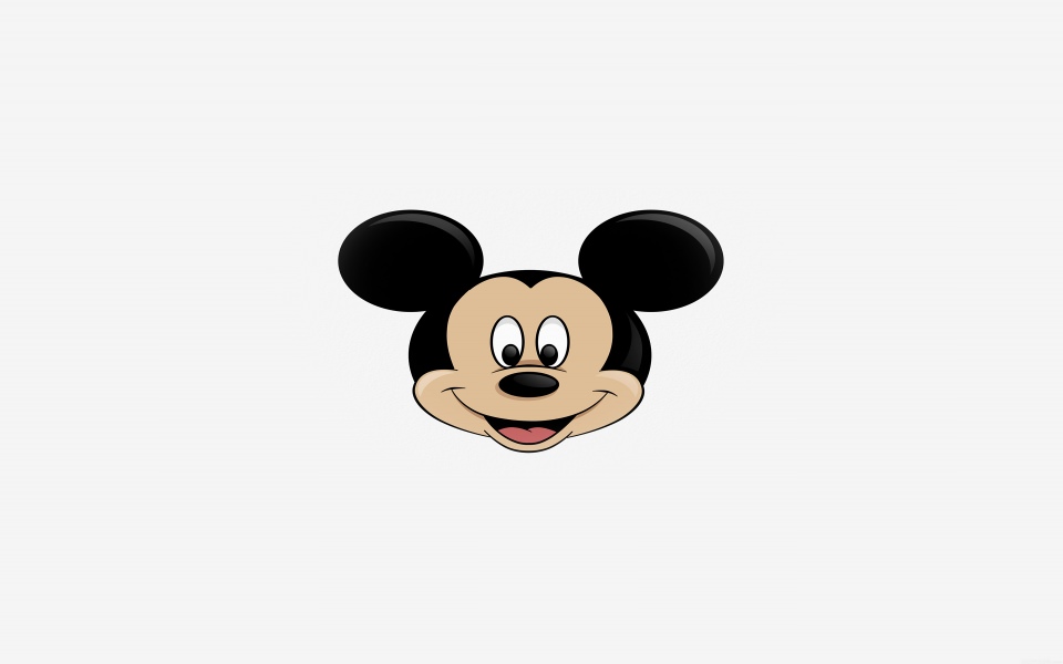Download Minimal Mickey Mouse Logo wallpaper