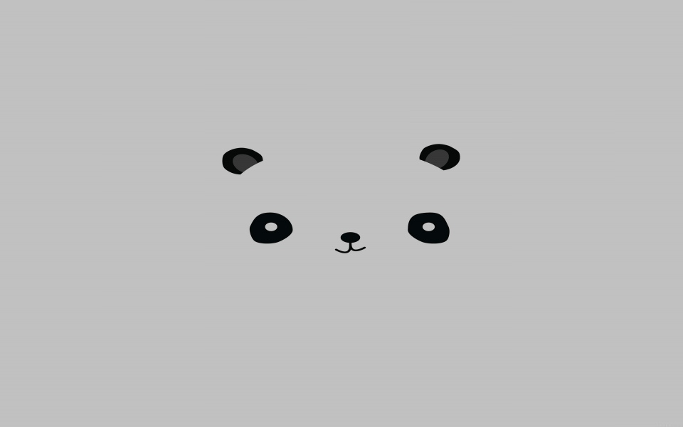 Download Minimal Panda wallpaper