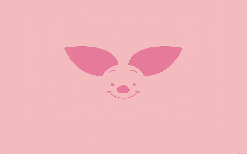 Download Minimal Piglet Art wallpaper