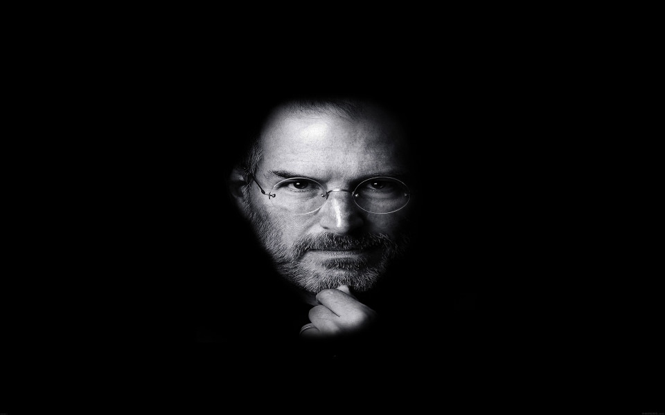Download Minimal Steve Jobs Face Apple wallpaper