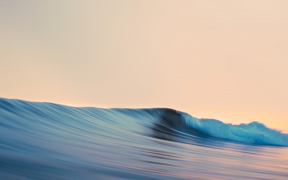 Download Minimal Wave At Sunrise Wallpaper - GetWalls.io