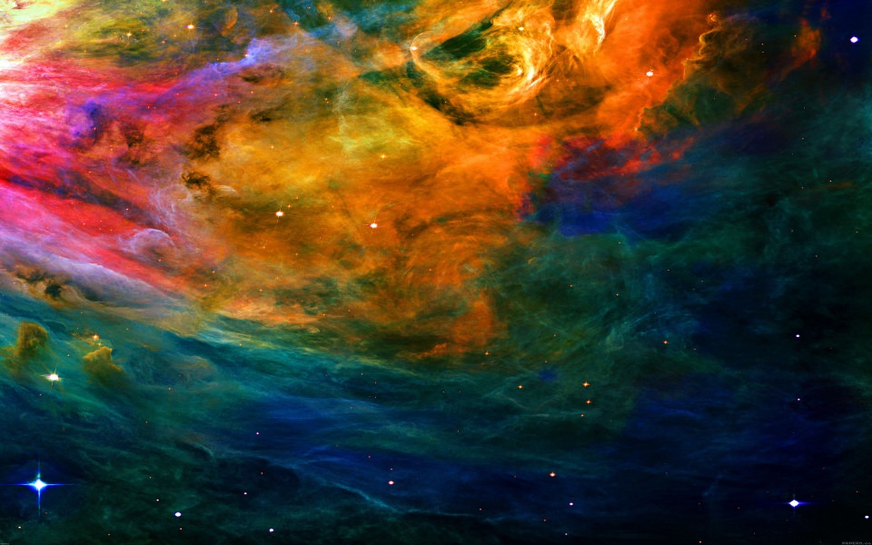 Download Multi-coloured Space Galaxy wallpaper