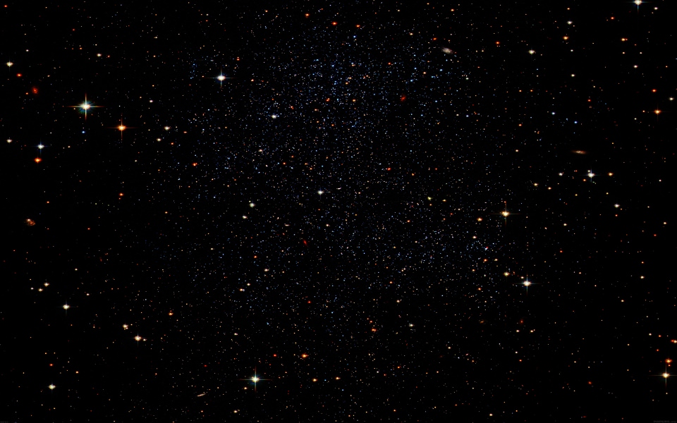 Download Multicolored Stars Dark Space wallpaper