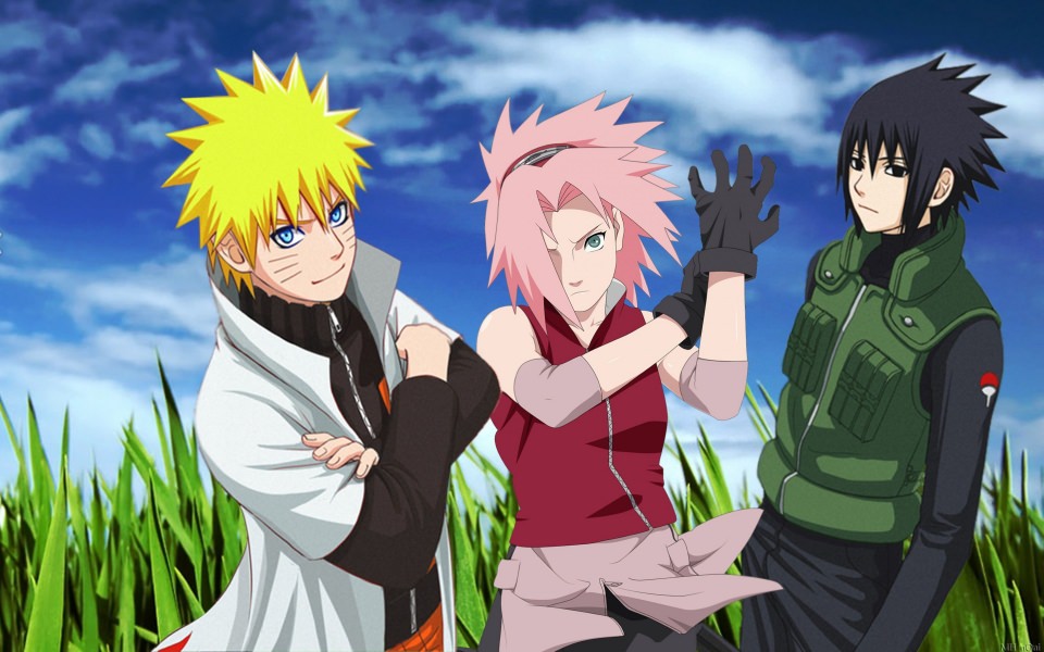 Download Naruto Sakura and Sasuke wallpaper