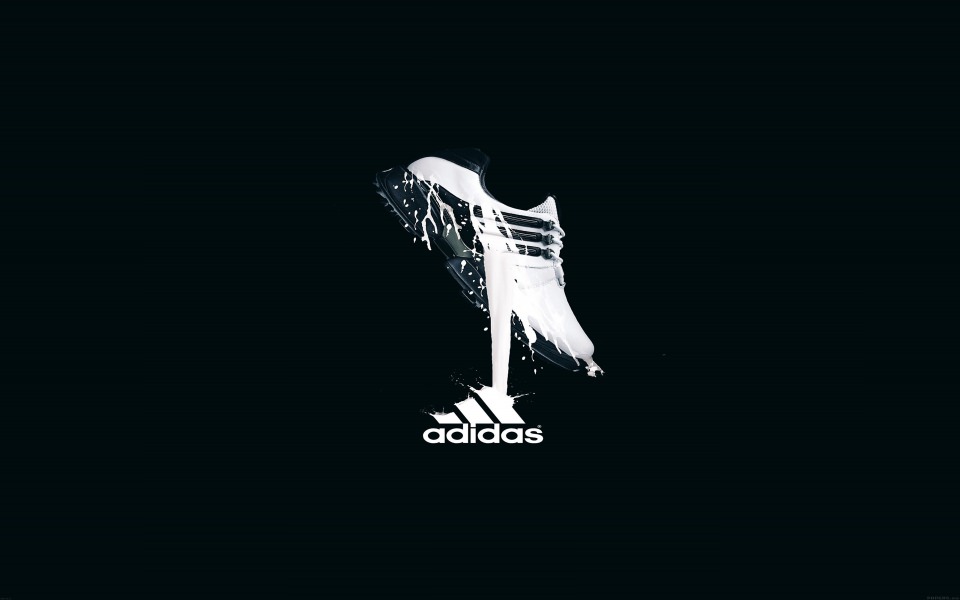Download Painted Adidas boot wallpaper