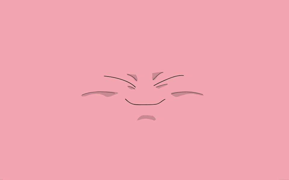 Download Pink Buu Face wallpaper